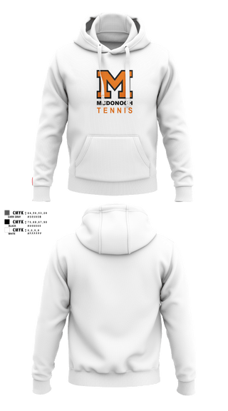 Hoodie, Girls Tennis McDonogh School, Tennis, Teamtime, Team time, sublimation, custom sports apparel, team uniforms, spirit wear, spiritwear, sports uniforms, custom shirts, team store, custom team store, fundraiser sports, apparel fundraiser