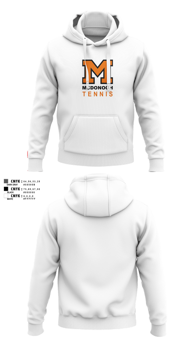 Girls Tennis McDonogh School 72297227 Hoodie - 6
