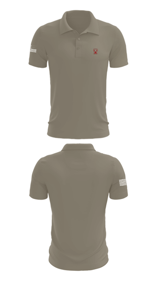 Short Sleeve Performance Polo, 647 RSG, Army, Teamtime, Team time, sublimation, custom sports apparel, team uniforms, spirit wear, spiritwear, sports uniforms, custom shirts, team store, custom team store, fundraiser sports, apparel fundraiser