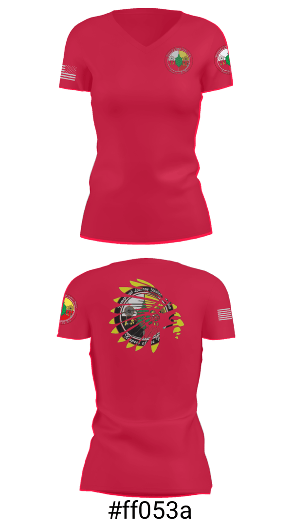 Women's Short Sleeve Vneck Shirt, RAMAPOUGHS NATIVE NATION, Spirit Store, Teamtime, Team time, sublimation, custom sports apparel, team uniforms, spirit wear, spiritwear, sports uniforms, custom shirts, team store, custom team store, fundraiser sports, apparel fundraiser