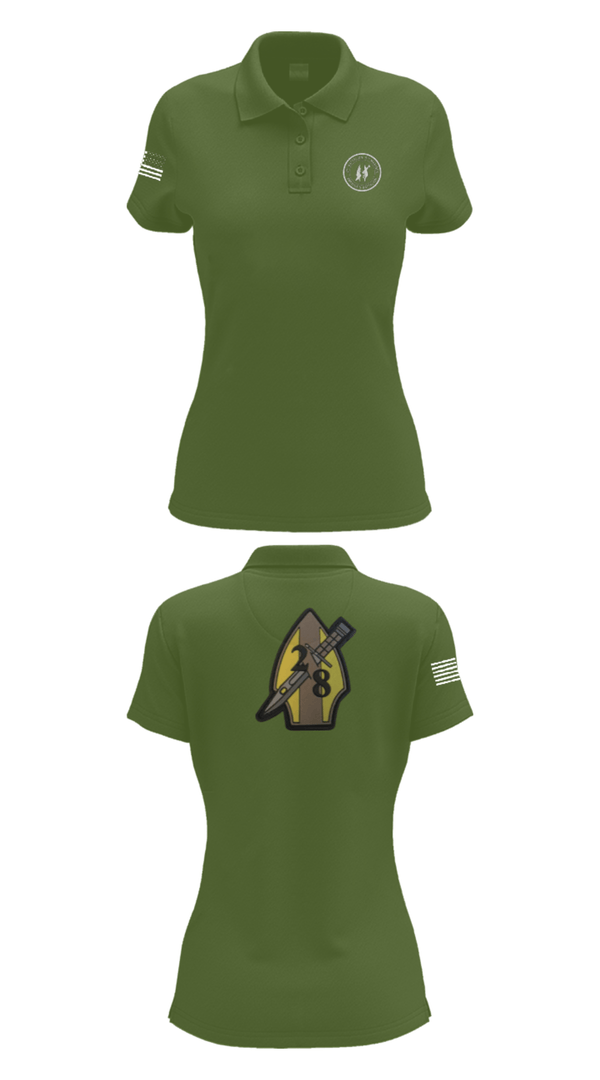 Womens Short Sleeve Performance Polo, 2nd bn 8th Marines, Marines, Teamtime, Team time, sublimation, custom sports apparel, team uniforms, spirit wear, spiritwear, sports uniforms, custom shirts, team store, custom team store, fundraiser sports, apparel fundraiser