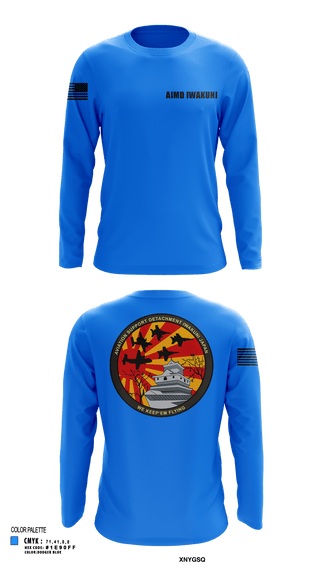 Long Sleeve Performance Shirt, AIMD Iwakuni, Navy, Teamtime, Team time, sublimation, custom sports apparel, team uniforms, spirit wear, spiritwear, sports uniforms, custom shirts, team store, custom team store, fundraiser sports, apparel fundraiser