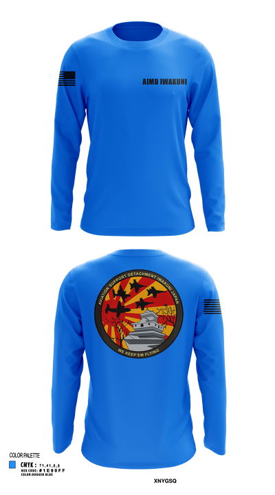 AIMD Iwakuni 92315033 Long Sleeve Performance Shirt 124