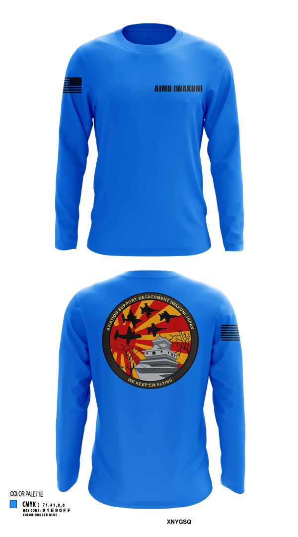 Long Sleeve Performance Shirt, AIMD Iwakuni, Navy, Teamtime, Team time, sublimation, custom sports apparel, team uniforms, spirit wear, spiritwear, sports uniforms, custom shirts, team store, custom team store, fundraiser sports, apparel fundraiser
