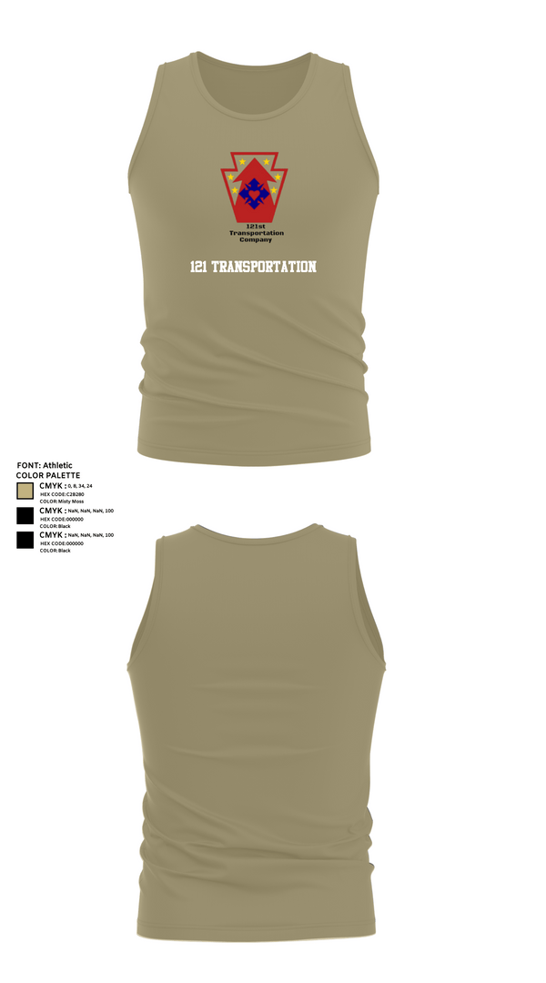 Tank Top, 121 transportation, National Guard, Teamtime, Team time, sublimation, custom sports apparel, team uniforms, spirit wear, spiritwear, sports uniforms, custom shirts, team store, custom team store, fundraiser sports, apparel fundraiser
