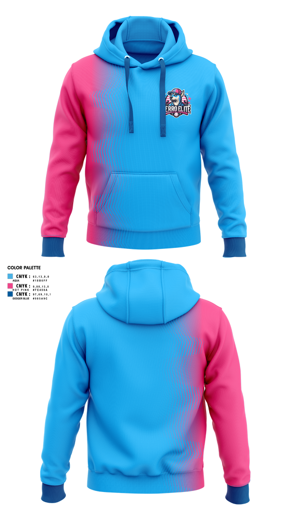 Hoodie, PERRO ELITE, Baseball, Teamtime, Team time, sublimation, custom sports apparel, team uniforms, spirit wear, spiritwear, sports uniforms, custom shirts, team store, custom team store, fundraiser sports, apparel fundraiser