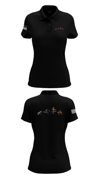 Womens Short Sleeve Performance Polo, One GYm, Marines, Teamtime, Team time, sublimation, custom sports apparel, team uniforms, spirit wear, spiritwear, sports uniforms, custom shirts, team store, custom team store, fundraiser sports, apparel fundraiser