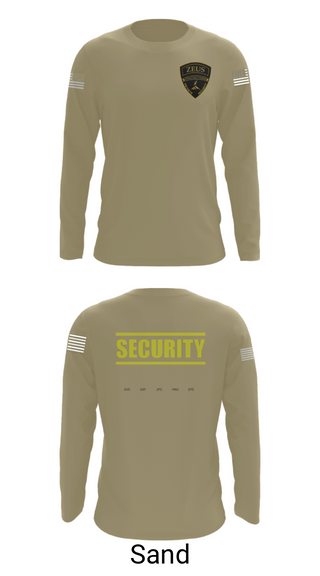 Long Sleeve Performance Shirt, Zeus Protections, Police, Teamtime, Team time, sublimation, custom sports apparel, team uniforms, spirit wear, spiritwear, sports uniforms, custom shirts, team store, custom team store, fundraiser sports, apparel fundraiser