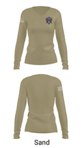 527th MP CO 93660019 Women's Long Sleeve V-neck Shirt - 97