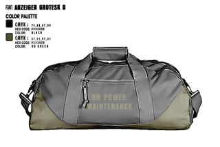 Duffle Bag, br power maintenance, , Teamtime, Team time, sublimation, custom sports apparel, team uniforms, spirit wear, spiritwear, sports uniforms, custom shirts, team store, custom team store, fundraiser sports, apparel fundraiser