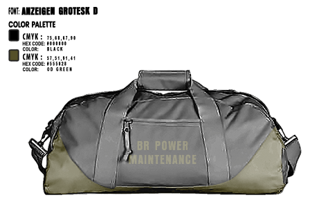 Duffle Bag, br power maintenance, , Teamtime, Team time, sublimation, custom sports apparel, team uniforms, spirit wear, spiritwear, sports uniforms, custom shirts, team store, custom team store, fundraiser sports, apparel fundraiser