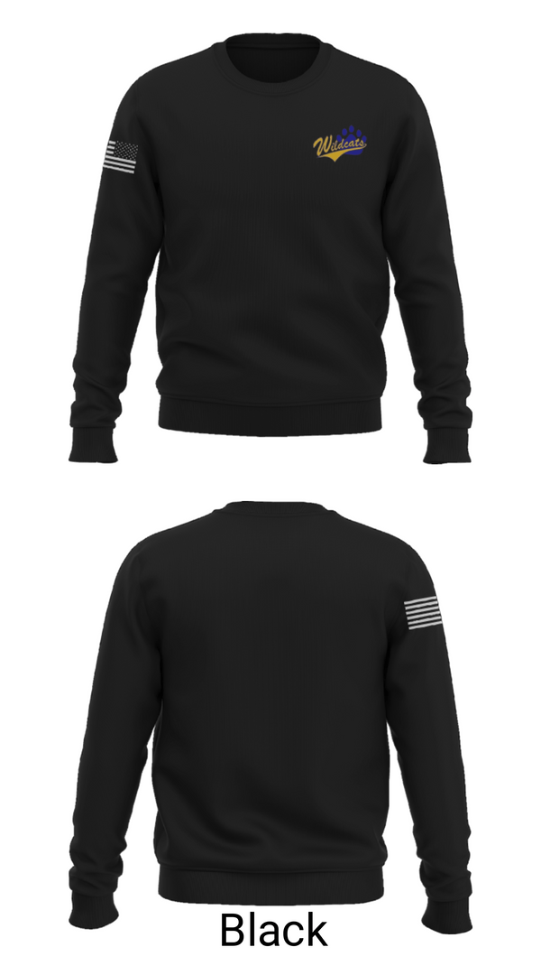 Crew Neck Sweatshirt, Richwoods Middle School Cheer, Cheer, Teamtime, Team time, sublimation, custom sports apparel, team uniforms, spirit wear, spiritwear, sports uniforms, custom shirts, team store, custom team store, fundraiser sports, apparel fundraiser