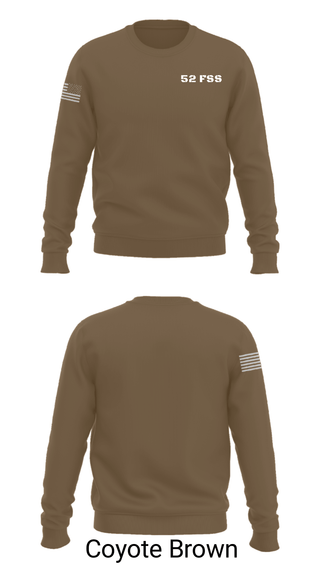 Crew Neck Sweatshirt, 52 FSS, Air Force, Teamtime, Team time, sublimation, custom sports apparel, team uniforms, spirit wear, spiritwear, sports uniforms, custom shirts, team store, custom team store, fundraiser sports, apparel fundraiser