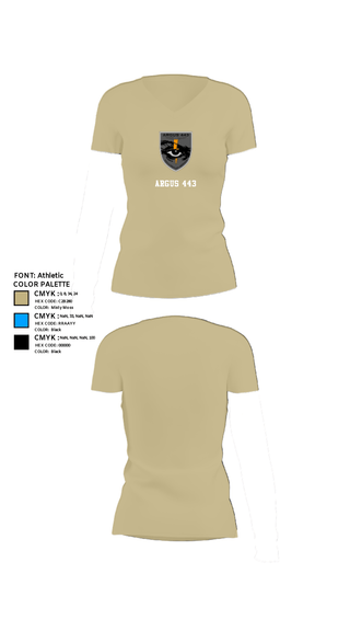 Women's Short Sleeve Vneck Shirt, Argus 443, Police, Teamtime, Team time, sublimation, custom sports apparel, team uniforms, spirit wear, spiritwear, sports uniforms, custom shirts, team store, custom team store, fundraiser sports, apparel fundraiser