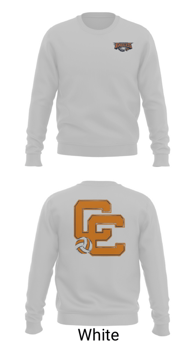 Clarke County High School Volleyball 53298744 Crew Neck Sweatshirt - 2
