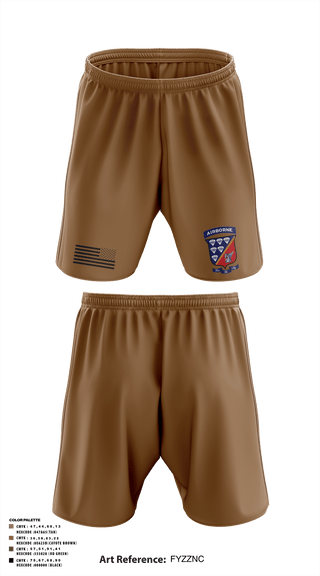 Athletic Shorts With Pockets, 647 Quartermaster Company, Army, Teamtime, Team time, sublimation, custom sports apparel, team uniforms, spirit wear, spiritwear, sports uniforms, custom shirts, team store, custom team store, fundraiser sports, apparel fundraiser