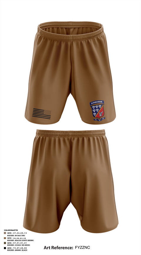 Athletic Shorts With Pockets, 647 Quartermaster Company, Army, Teamtime, Team time, sublimation, custom sports apparel, team uniforms, spirit wear, spiritwear, sports uniforms, custom shirts, team store, custom team store, fundraiser sports, apparel fundraiser