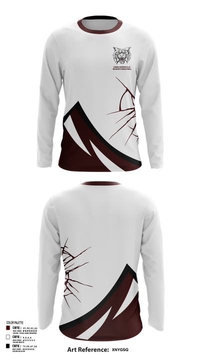 Logan-Rogersville Wildcats 82535935 Long Sleeve Performance Shirt 130