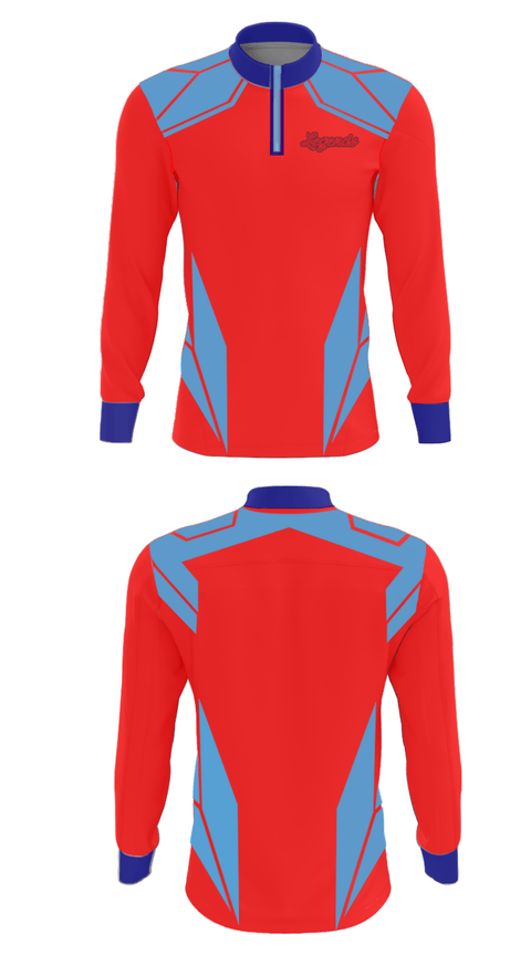 Quarter Zip Jacket, Louisville Legends Baseball, Baseball, Teamtime, Team time, sublimation, custom sports apparel, team uniforms, spirit wear, spiritwear, sports uniforms, custom shirts, team store, custom team store, fundraiser sports, apparel fundraiser