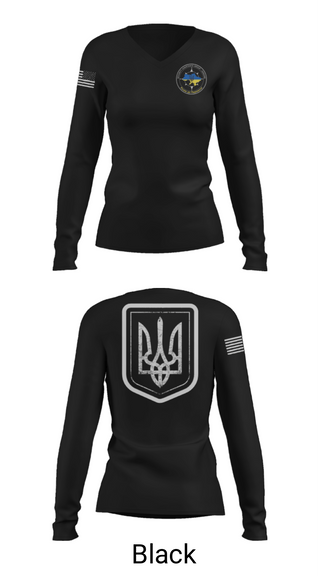Women's Long Sleeve Vneck Shirt, 173rd Airborne, Army, Teamtime, Team time, sublimation, custom sports apparel, team uniforms, spirit wear, spiritwear, sports uniforms, custom shirts, team store, custom team store, fundraiser sports, apparel fundraiser