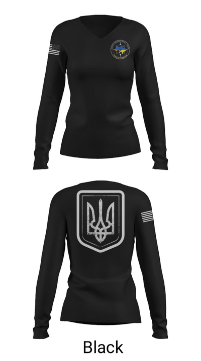 173rd Airborne 38025716 Women's Long Sleeve V-neck Shirt - 37