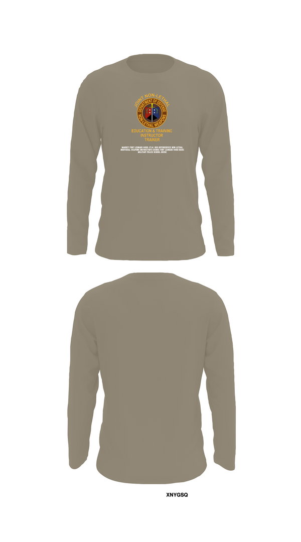 Long Sleeve Performance Shirt, MARDET Fort Leonard Wood (FLW) DoD Interservice Non-Lethal Individual Weapons Instructor's Course Fort Leonard Wood Basic Military Police School House, , Teamtime, Team time, sublimation, custom sports apparel, team uniforms, spirit wear, spiritwear, sports uniforms, custom shirts, team store, custom team store, fundraiser sports, apparel fundraiser