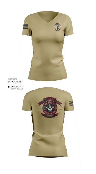 Womens Short Sleeve Vneck Shirt, Green Beret, Space Force, Teamtime, Team time, sublimation, custom sports apparel, team uniforms, spirit wear, spiritwear, sports uniforms, custom shirts, team store, custom team store, fundraiser sports, apparel fundraiser
