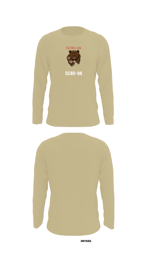 Long Sleeve Performance Shirt, ECHO-88, , Teamtime, Team time, sublimation, custom sports apparel, team uniforms, spirit wear, spiritwear, sports uniforms, custom shirts, team store, custom team store, fundraiser sports, apparel fundraiser