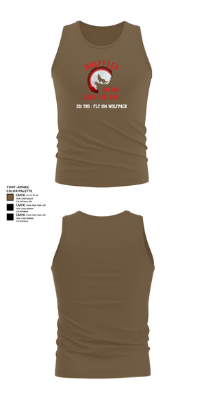 Tank Top, 331 TRS / FLT 154 WOLFPACK, , Teamtime, Team time, sublimation, custom sports apparel, team uniforms, spirit wear, spiritwear, sports uniforms, custom shirts, team store, custom team store, fundraiser sports, apparel fundraiser