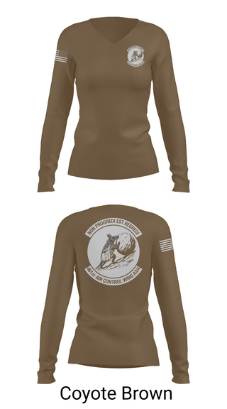 Womens Long Sleeve Vneck Shirt, 461 ACW A3/4, , Teamtime, Team time, sublimation, custom sports apparel, team uniforms, spirit wear, spiritwear, sports uniforms, custom shirts, team store, custom team store, fundraiser sports, apparel fundraiser