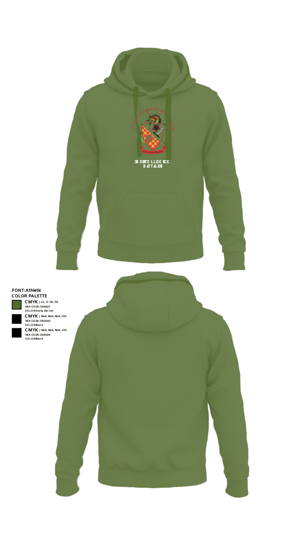 Hoodie, 3rd Intelligence Battalion, Marines, Teamtime, Team time, sublimation, custom sports apparel, team uniforms, spirit wear, spiritwear, sports uniforms, custom shirts, team store, custom team store, fundraiser sports, apparel fundraiser