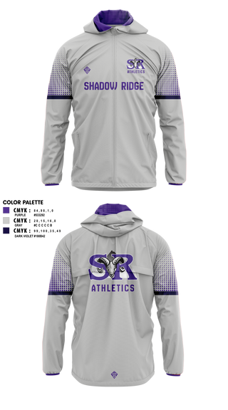 Windbreaker, Shadow Ridge Middle School, Men's Soccer, Teamtime, Team time, sublimation, custom sports apparel, team uniforms, spirit wear, spiritwear, sports uniforms, custom shirts, team store, custom team store, fundraiser sports, apparel fundraiser