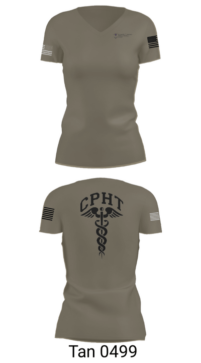 ATAMMC Pharmacy 86969794 Women's Short Sleeve V-neck Shirt - 68