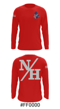 Nathan Hale High School Baseball 3422555 Long Sleeve Performance Shirt - 18