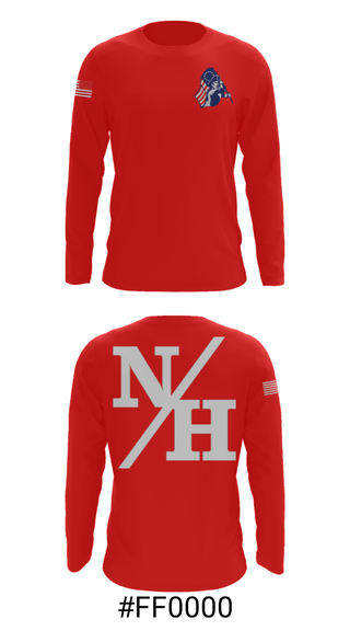 Long Sleeve Performance Shirt, Nathan Hale High School Baseball, Baseball, Teamtime, Team time, sublimation, custom sports apparel, team uniforms, spirit wear, spiritwear, sports uniforms, custom shirts, team store, custom team store, fundraiser sports, apparel fundraiser