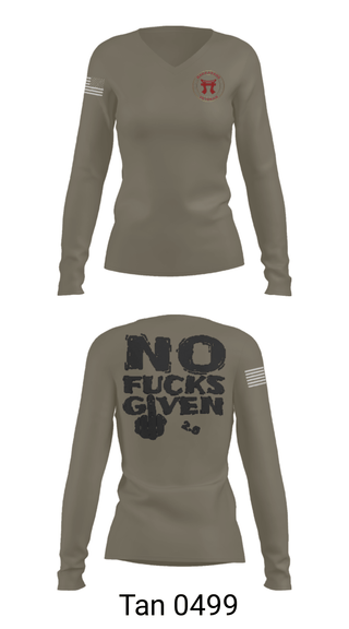 Womens Long Sleeve Vneck Shirt, Rakkasans, Army, Teamtime, Team time, sublimation, custom sports apparel, team uniforms, spirit wear, spiritwear, sports uniforms, custom shirts, team store, custom team store, fundraiser sports, apparel fundraiser