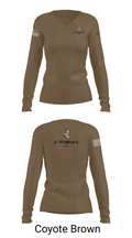 J WALKERS 3500773 Women's Long Sleeve V-neck Shirt -1 17