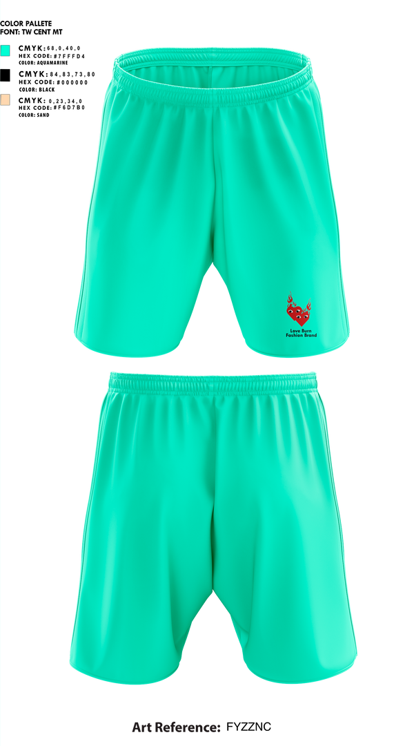 Athletic Shorts With Pockets, Love Burn Fashion Brand, , Teamtime, Team time, sublimation, custom sports apparel, team uniforms, spirit wear, spiritwear, sports uniforms, custom shirts, team store, custom team store, fundraiser sports, apparel fundraiser