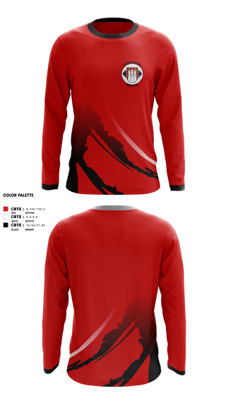 Long Sleeve Rash Guard Shirt, SC Roland Hamburg, Wrestling, Teamtime, Team time, sublimation, custom sports apparel, team uniforms, spirit wear, spiritwear, sports uniforms, custom shirts, team store, custom team store, fundraiser sports, apparel fundraiser
