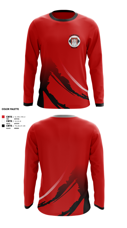 Long Sleeve Rash Guard Shirt, SC Roland Hamburg, Wrestling, Teamtime, Team time, sublimation, custom sports apparel, team uniforms, spirit wear, spiritwear, sports uniforms, custom shirts, team store, custom team store, fundraiser sports, apparel fundraiser