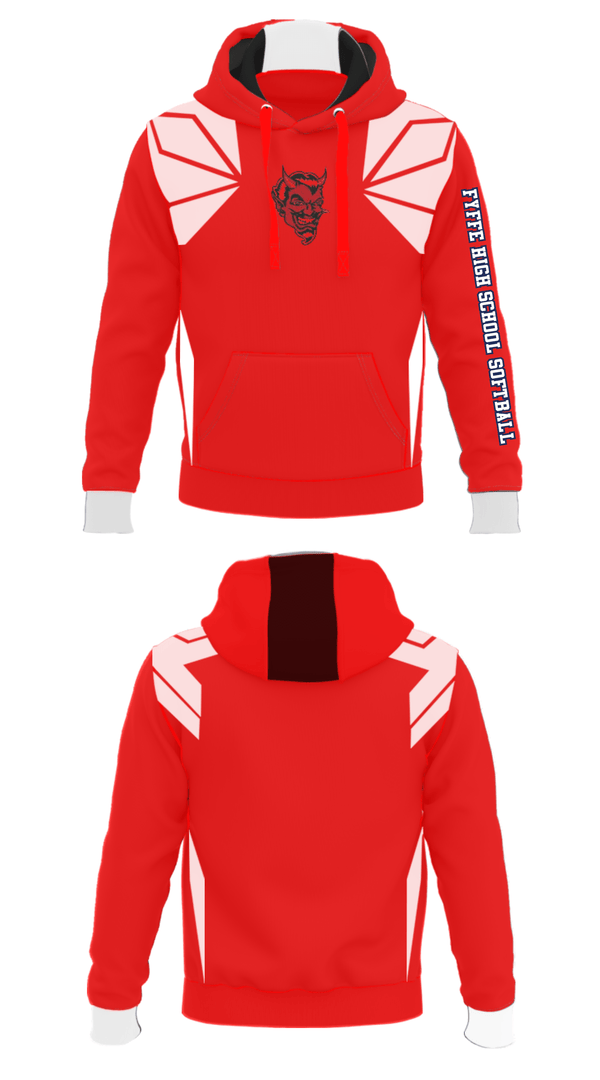 Hoodie, Fyffe High School Softball, Softball, Teamtime, Team time, sublimation, custom sports apparel, team uniforms, spirit wear, spiritwear, sports uniforms, custom shirts, team store, custom team store, fundraiser sports, apparel fundraiser