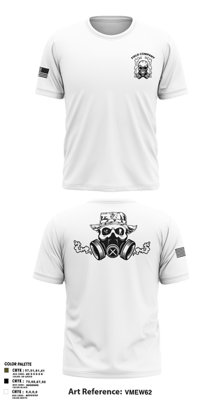 Old School Cotton Feel Shirt, Field Company, Marines, Teamtime, Team time, sublimation, custom sports apparel, team uniforms, spirit wear, spiritwear, sports uniforms, custom shirts, team store, custom team store, fundraiser sports, apparel fundraiser