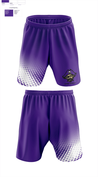 Athletic Shorts With Pockets, Piper High School Cross Country, Cross Country, Teamtime, Team time, sublimation, custom sports apparel, team uniforms, spirit wear, spiritwear, sports uniforms, custom shirts, team store, custom team store, fundraiser sports, apparel fundraiser