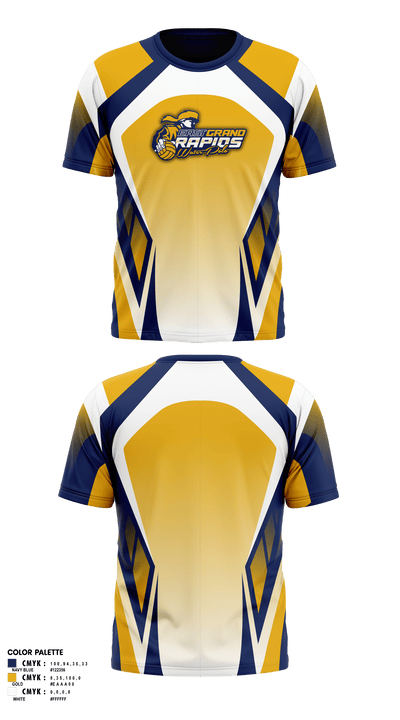 East Grand Rapids High School Water Polo 80527582 Short Sleeve Performance Shirt - 4