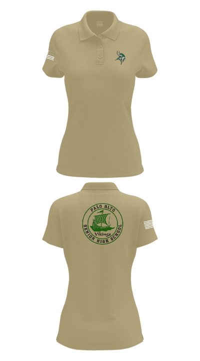 Palo Alto High School Cheer 94037882 Women's Short Sleeve Performance Polo  - 43