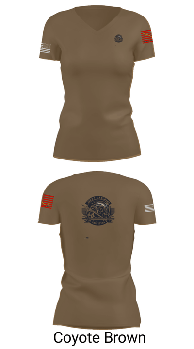 VAQ-131 90962102 Women's Short Sleeve V-neck Shirt - 8