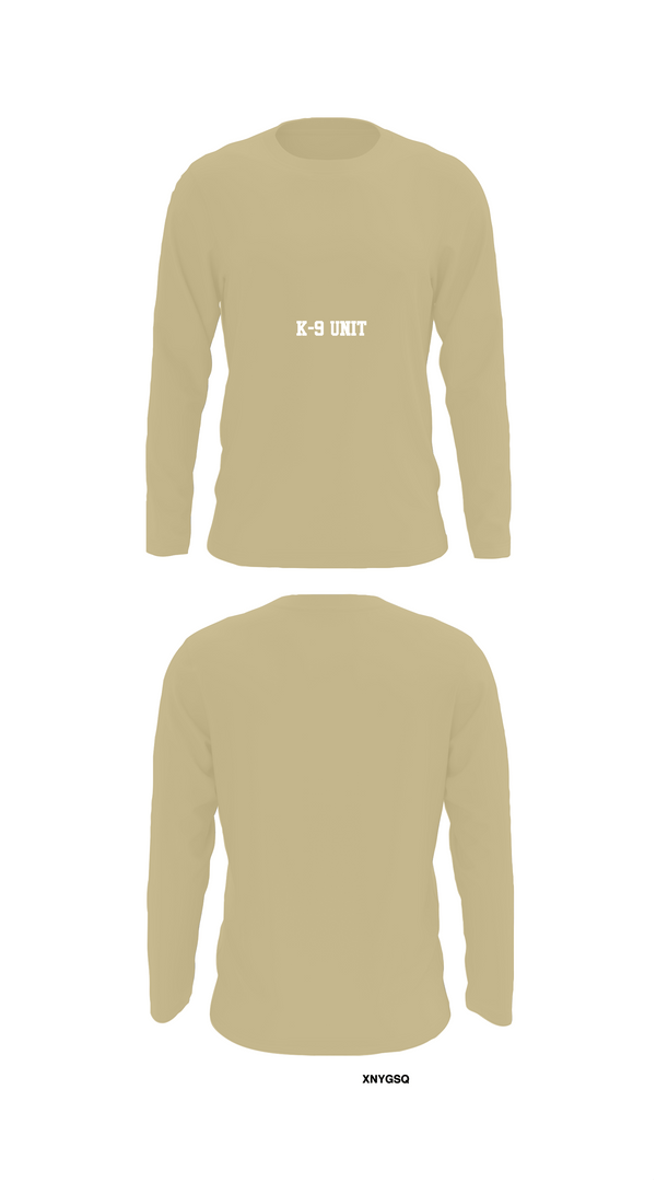 Long Sleeve Performance Shirt, K-9 Unit, Police, Teamtime, Team time, sublimation, custom sports apparel, team uniforms, spirit wear, spiritwear, sports uniforms, custom shirts, team store, custom team store, fundraiser sports, apparel fundraiser
