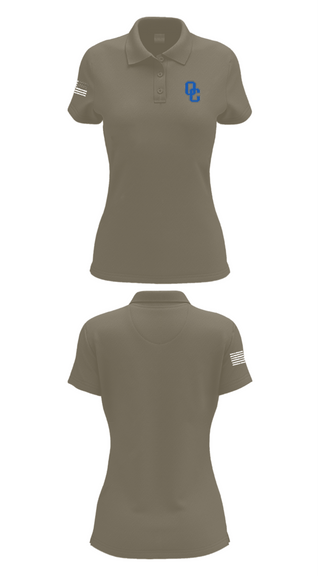 Women's Short Sleeve Performance Polo, Oak Creek Knights, Men's Volleyball, Teamtime, Team time, sublimation, custom sports apparel, team uniforms, spirit wear, spiritwear, sports uniforms, custom shirts, team store, custom team store, fundraiser sports, apparel fundraiser