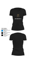 Meza Construction LLC 64108340 Women's Short Sleeve V-neck Shirt - 37
