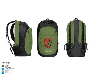 Gear Bag, Hanover-Horton High School Soccer, Women's Soccer, Teamtime, Team time, sublimation, custom sports apparel, team uniforms, spirit wear, spiritwear, sports uniforms, custom shirts, team store, custom team store, fundraiser sports, apparel fundraiser